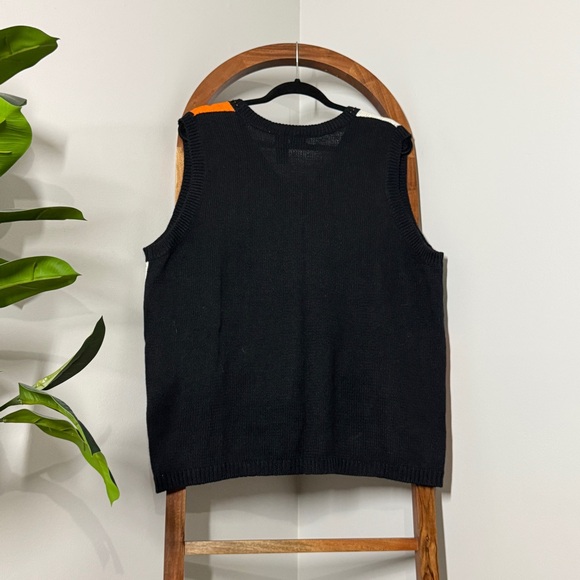 Holiday Editions 1X Halloween Knit Sweater Vest - Picture 2 of 7
